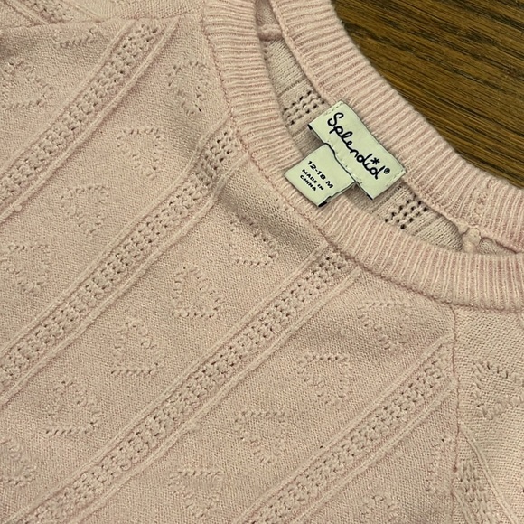 💕x2HP💕Splendid Infant Girls Lots of Love Sweater Set pink - Picture 7 of 13